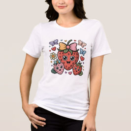 Süße Erdbeerenfrucht Tri-Blend Shirt