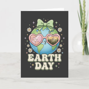 Süße Erde Kawaii Planet Herz Sonnenbrille Natur Karte