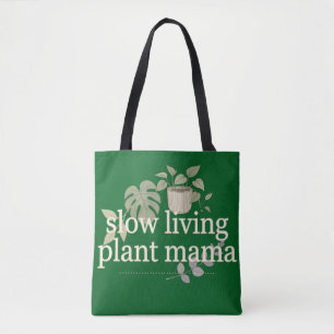 Süße erdige Boho-Plant-Mom-Monstera-Blatt Tasche