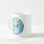 Süße Erdkugel - Geschenk zum Dank an Lehrer Kaffeetasse (Vorderseite Links)