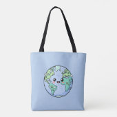 Süße Erdkugel - Geschenk zum Dank an Lehrer Tasche (Rückseite)