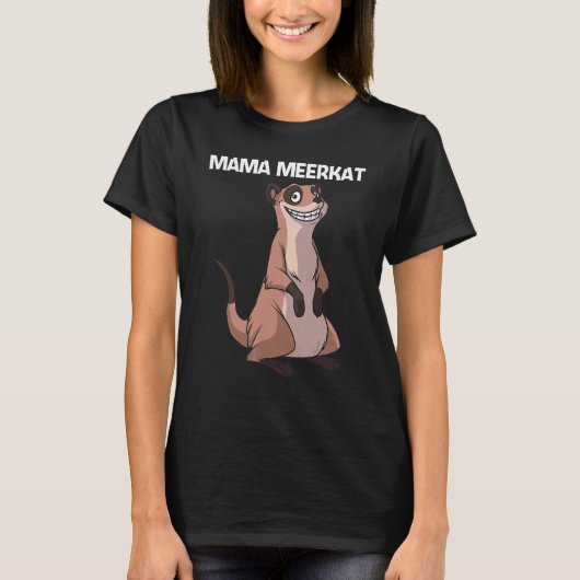 Süße Erdmännchen Für Frauen Mädchen Erdmännchen Ma T-Shirt (Vorderseite)