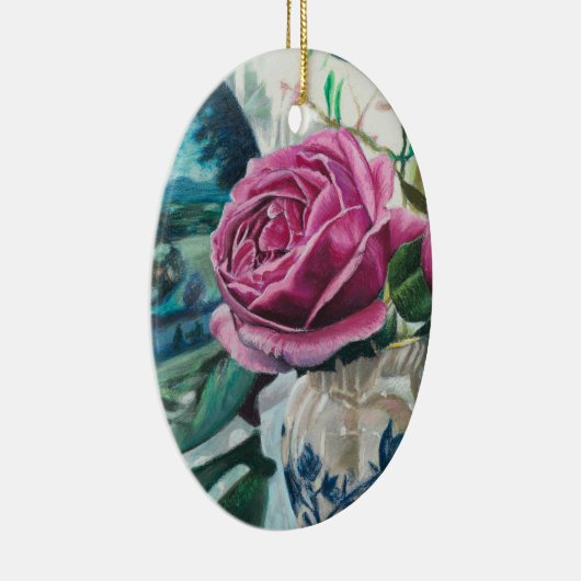 Süße Erinnerungen im Morgenlicht gebadet - Keramik Ornament (Rechts)