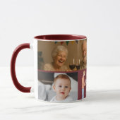 Süße Erinnerungsfotos Collage Valentinstag Tasse (Links)