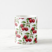 Süße Ernte Aquarell Kirschen Tasse (Mittel)
