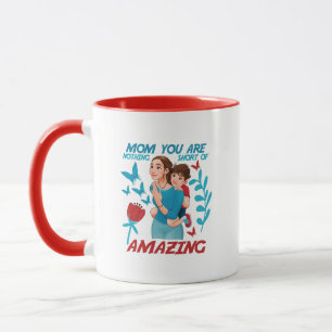 Süße erstaunliche Mama-Wortkunst Tasse