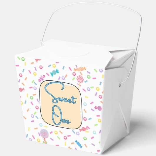 Süße erste Geburtstagsfeier-Geschenkbox Geschenkschachtel (Vorderseite)
