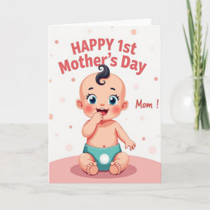 Süße erste Muttertagskarte für Mama Karte