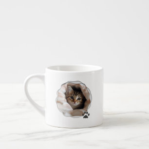 Süße Espressotasse mit Foto für den besten Katzenp