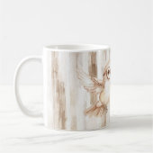 Süße Eule mit Brille Kaffeetasse (Links)