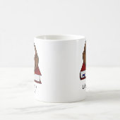 Süße Eulen-Buch-Tasse Kaffeetasse (Mittel)