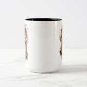 Süße Eulen-Illustration Tasse | Ansprechender Wald (Mittel)