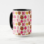 Süße Eulen Tasse (Vorderseite Links)