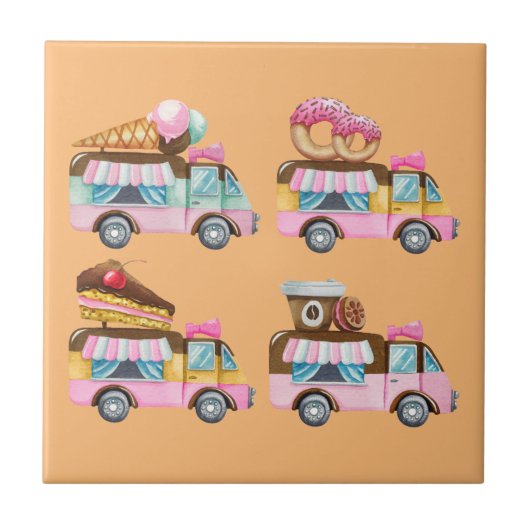 Süße Fahrt Fliese (Vorderseite)