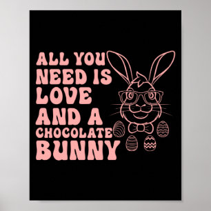 Süße Familie Jesus Glaube Frohe Ostern Poster