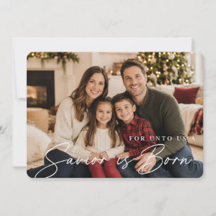 Süße Familien-LDS-Weihnachtsfotos Feiertagskarte