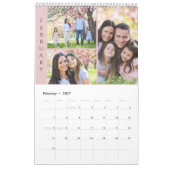 Süße Familientradition Foto-Collage Kalender (Feb 2027)