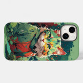 Süße Fantasy-Farbspritzer-Katze Design Case-Mate iPhone Hülle (Rückseite (Horizontal))