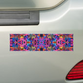 Süße farbenfrohe abstrakte Blumenmuster Autoaufkleber (Auf Auto)