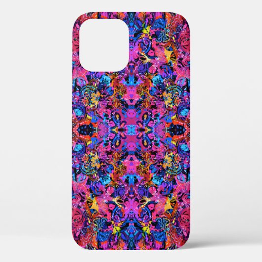 Süße farbenfrohe abstrakte Blumenmuster Case-Mate iPhone Hülle (Rückseite)