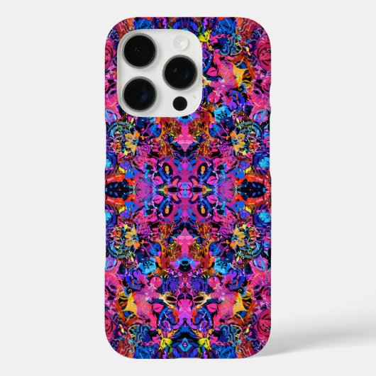 Süße farbenfrohe abstrakte Blumenmuster Case-Mate iPhone Hülle (Rückseite)