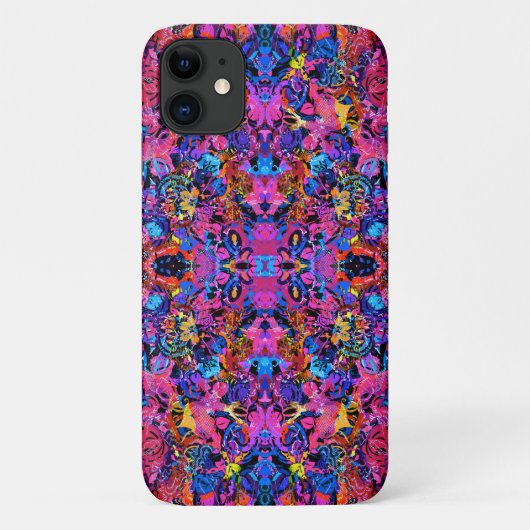 Süße farbenfrohe abstrakte Blumenmuster Case-Mate iPhone Hülle (Rückseite)