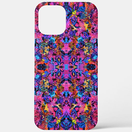 Süße farbenfrohe abstrakte Blumenmuster Case-Mate iPhone Hülle (Rückseite)