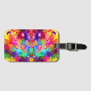 Süße farbenfrohe abstrakte Phantom-Wurfkissen Gepäckanhänger