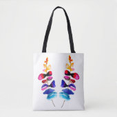 Süße farbenfrohe Blätter Aquarell Tasche (Vorderseite)
