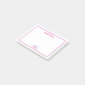 Süße farbenfrohe Boho-Regenbogen-Mädchen Post-it Klebezettel (angewinkelt)