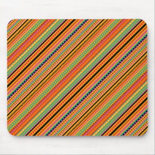 Süße farbenfrohe einheimische aztekische Musterdes Mousepad