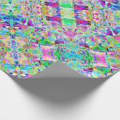 Süße farbenfrohe Fragmente Design Geschenkpapier (Ecke)