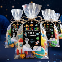 Süße farbenfrohe Geburtstags Dankeschön außerhalb Geschenkanhänger