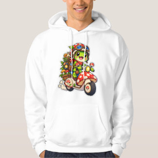 Süße farbenfrohe Kawaii-Cartoon-Charakter Kapuzenj Hoodie