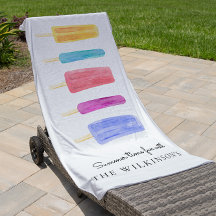 Süße farbenfrohe moderne Sommer personalisiert