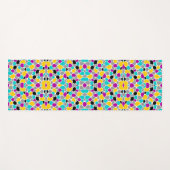 Süße farbenfrohe nahtlose Musterdesign ungewöhnlic Yogamatte (Vorderseite (Horizontal))