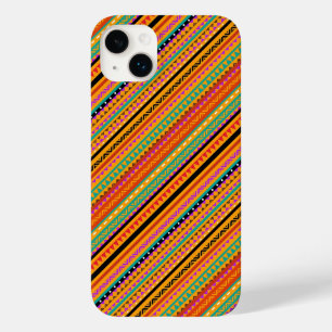 Süße farbenfrohe native aztekische Musterdesign Case-Mate iPhone 14 Plus Hülle