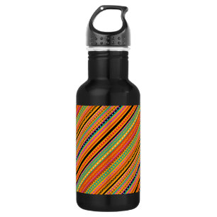 Süße farbenfrohe native aztekische Musterdesign Edelstahlflasche