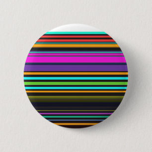 Süße farbenfrohe Neonstreifen Button