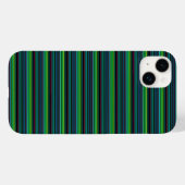 Süße farbenfrohe Neonstreifen Case-Mate iPhone Hülle (Rückseite (Horizontal))
