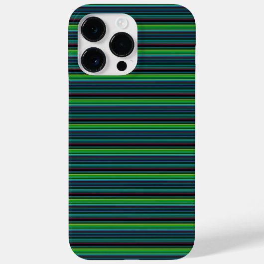 Süße farbenfrohe Neonstreifen Case-Mate iPhone Hülle (Rückseite)