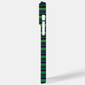 Süße farbenfrohe Neonstreifen Case-Mate iPhone Hülle (Rückseite / Links)