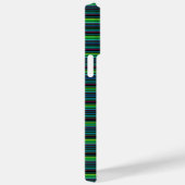 Süße farbenfrohe Neonstreifen Case-Mate iPhone Hülle (Rückseite / Rechts)