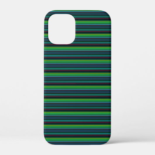 Süße farbenfrohe Neonstreifen Case-Mate iPhone Hülle (Rückseite)