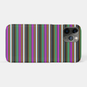 Süße farbenfrohe Neonstreifen Case-Mate iPhone Hülle (Rückseite (Horizontal))