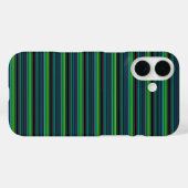 Süße farbenfrohe Neonstreifen Case-Mate iPhone Hülle (Rückseite (Horizontal))