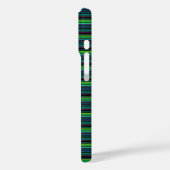 Süße farbenfrohe Neonstreifen Case-Mate iPhone Hülle (Rückseite / Links)