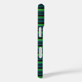 Süße farbenfrohe Neonstreifen Case-Mate iPhone Hülle (Rückseite / Rechts)