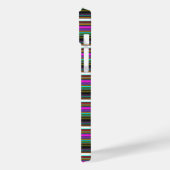 Süße farbenfrohe Neonstreifen Case-Mate iPhone Hülle (Rückseite / Links)