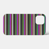 Süße farbenfrohe Neonstreifen Case-Mate iPhone Hülle (Rückseite (Horizontal))